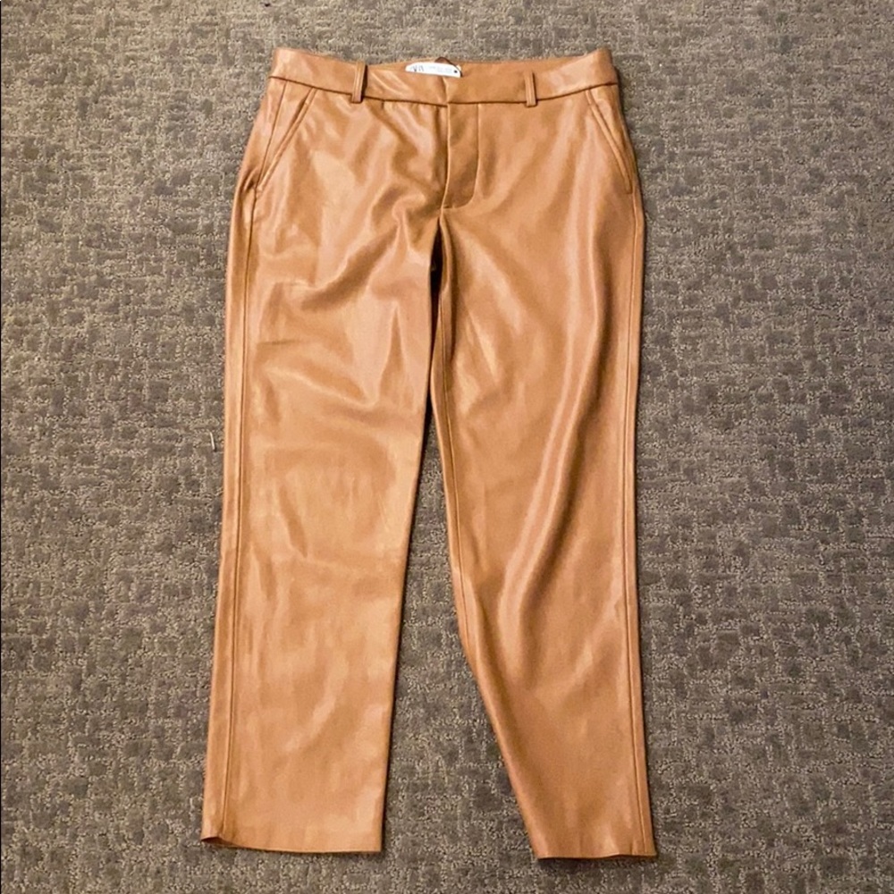 Zara Leather Pants